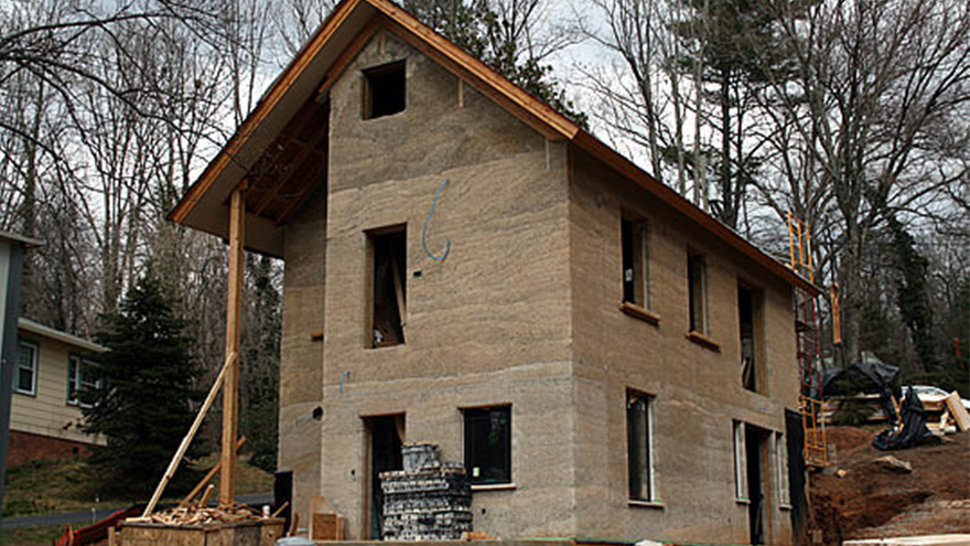 View of Alternative Building materials for Green Construction